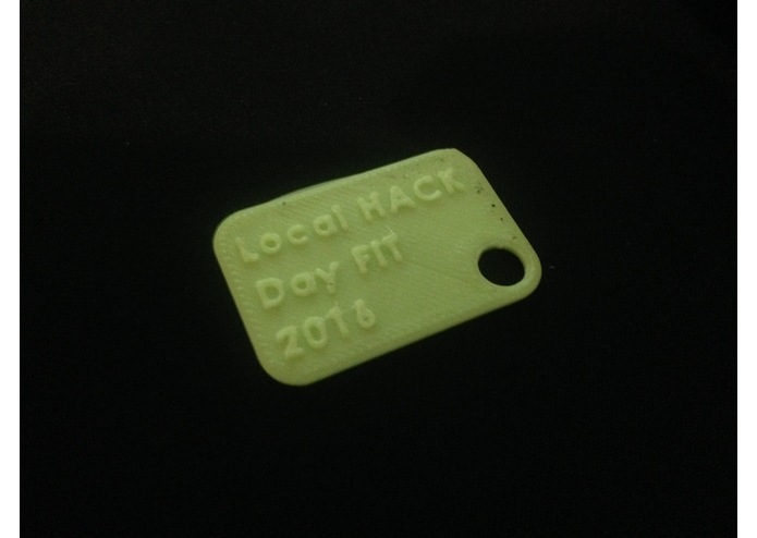 3D Printed LocalHACKDay Keychain – screenshot 1