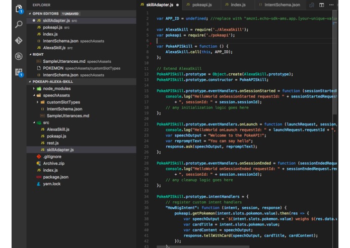 PokeAPI Amazon Alexa Skill – screenshot 1