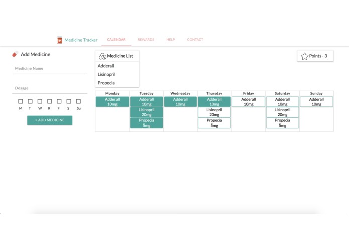 Medicine Tracker – screenshot 1