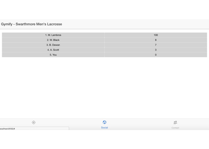 Gymify – screenshot 1