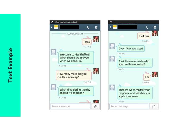 HealthyTexts – screenshot 1