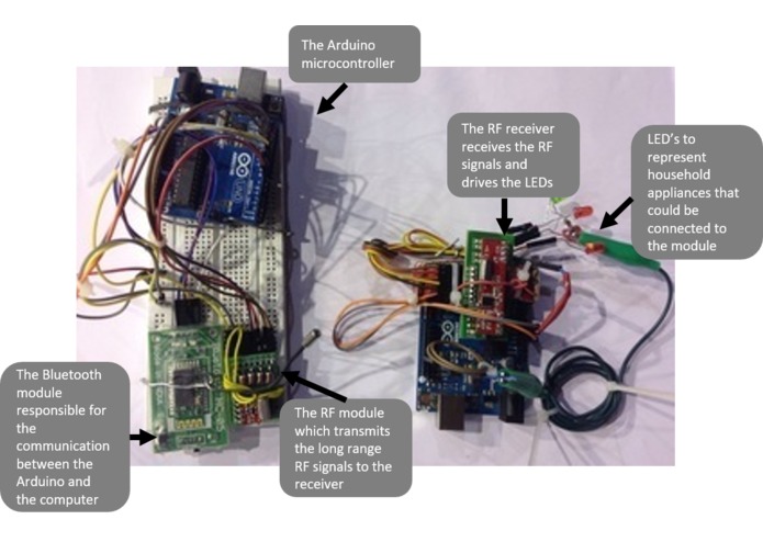 Bluetooth-RF Home Automation System – screenshot 1