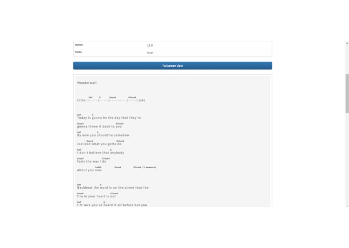 Tabtastic - Guitar Chord Sheet Sharing Site – screenshot 8