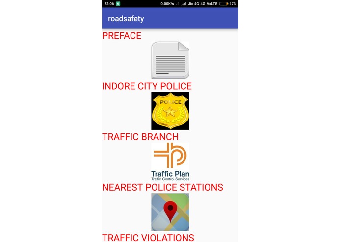 A Road Safety app for Hack and Roll Indore – screenshot 1