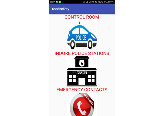 A Road Safety app for Hack and Roll Indore – screenshot 3