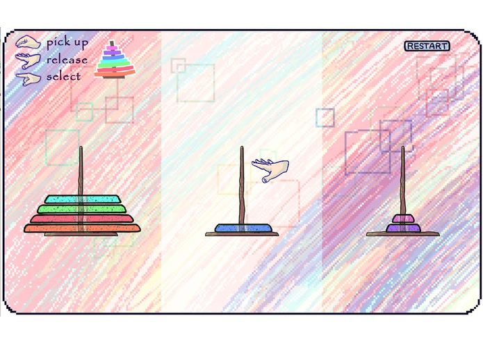 Floating Tower of Hanoi – screenshot 1
