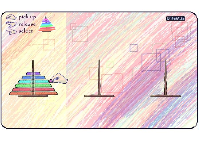 Floating Tower of Hanoi – screenshot 3
