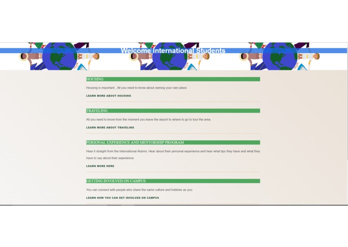 Welcoming International Students – screenshot 1