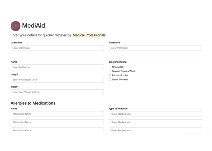 MediAid – screenshot 1