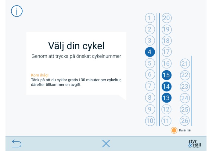 Usability survey - Styr&Ställ by JCDecaux – screenshot 7