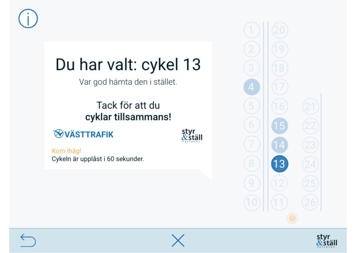Usability survey - Styr&Ställ by JCDecaux – screenshot 8