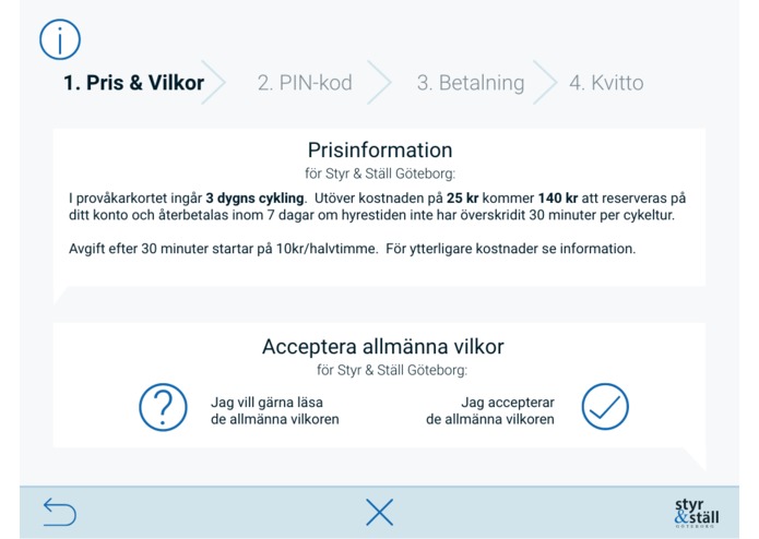 Usability survey - Styr&Ställ by JCDecaux – screenshot 3