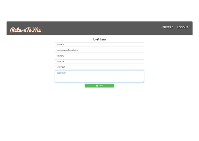 Returnto.Me – screenshot 3