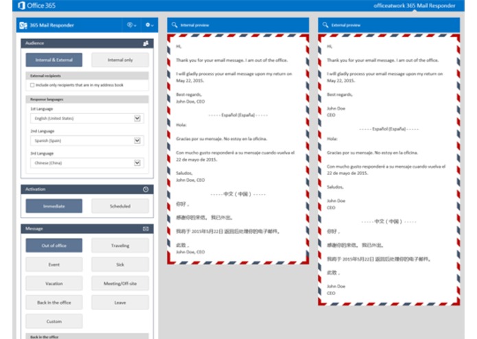 Mail Responder for Outlook – screenshot 3