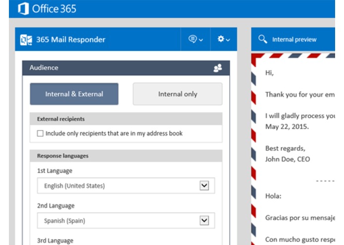 Mail Responder for Outlook – screenshot 4
