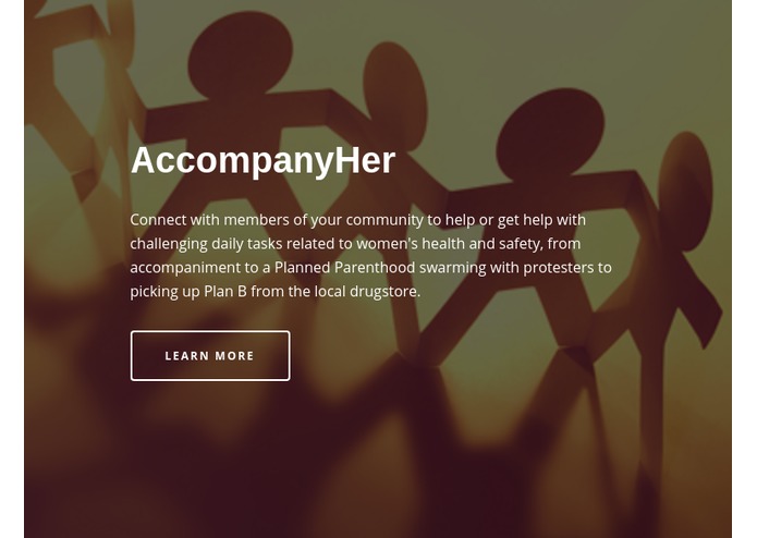 AccompanyHer – screenshot 1