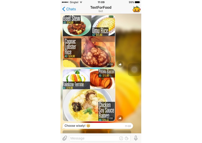 095 - Text For Food – screenshot 1