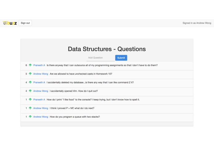 Buzz – screenshot 2