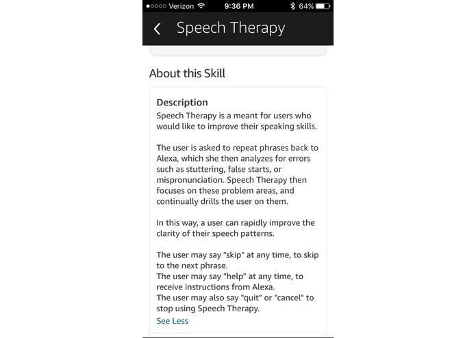 Alexa Speech Therapy – screenshot 3