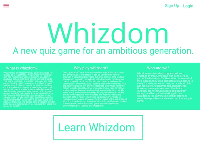 Whizdom – screenshot 1