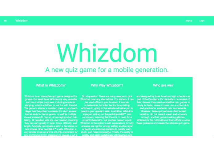 Whizdom – screenshot 2