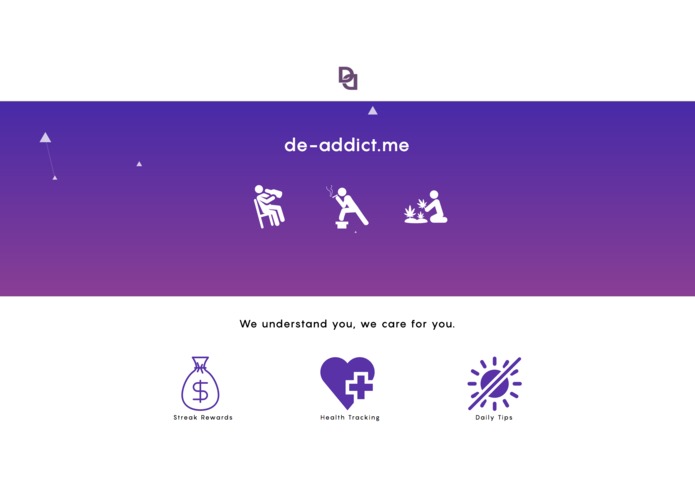 De-addict.me – screenshot 1