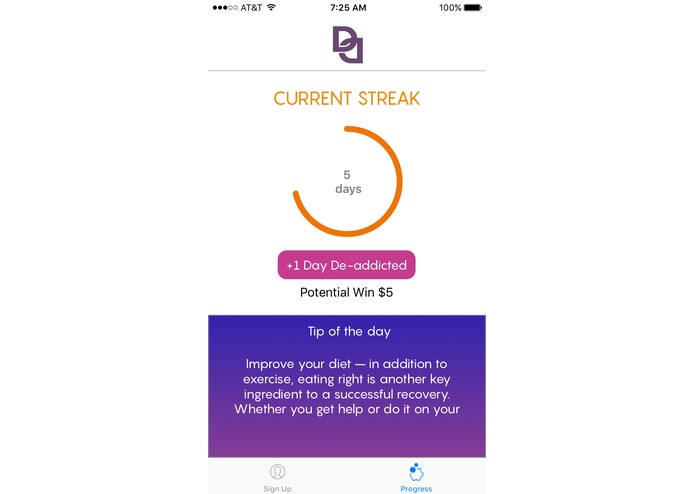 De-addict.me – screenshot 6