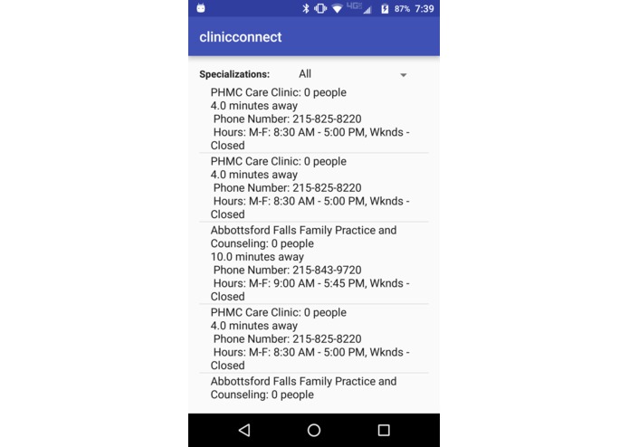 ClinicConnect – screenshot 3