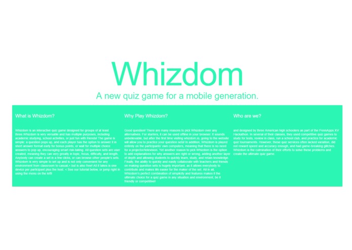 Whizdom – screenshot 2