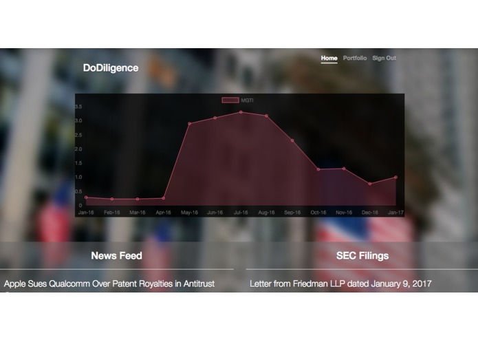 DoDiligence – screenshot 2