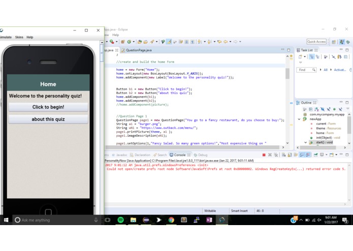 PersonalityNOW – screenshot 1