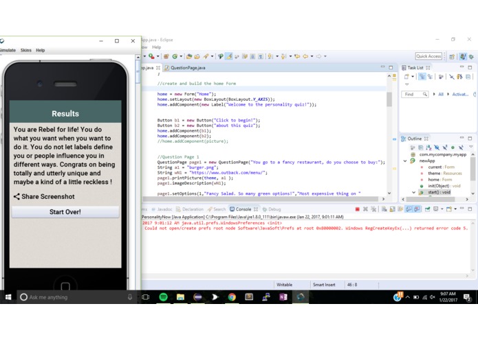 PersonalityNOW – screenshot 3
