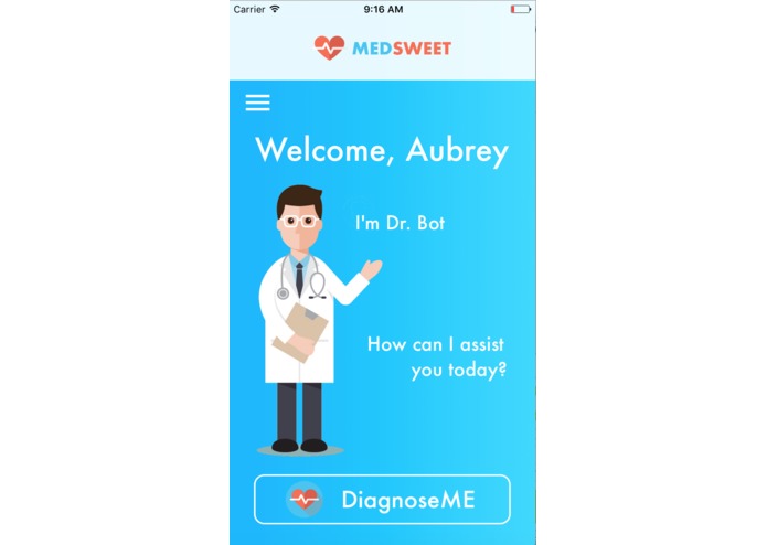 MedSweet – screenshot 2