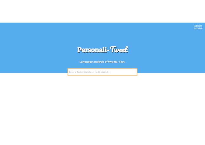 Personali-Tweet – screenshot 1