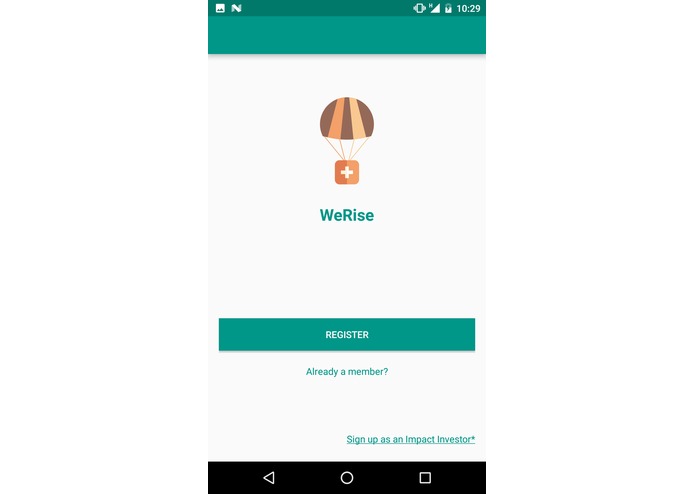 WeRise App – screenshot 2
