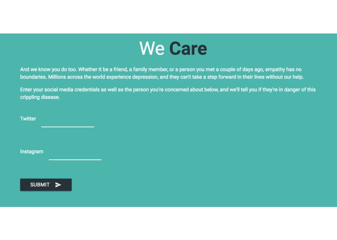 We Care – screenshot 1