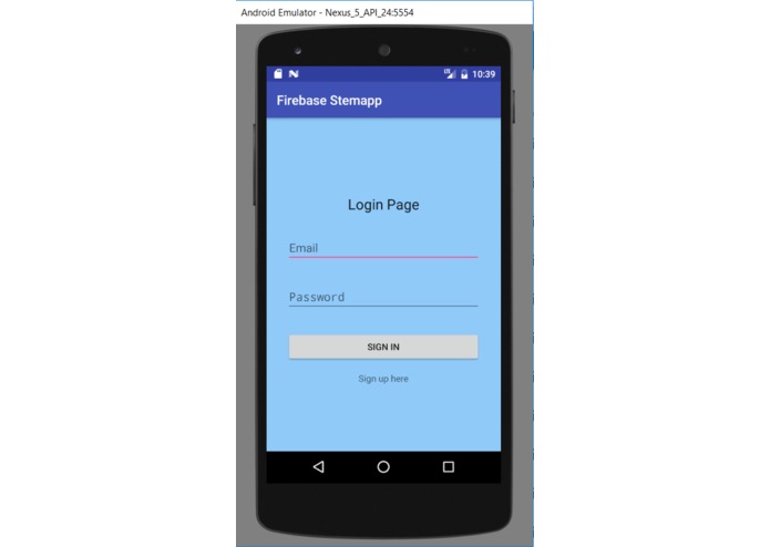 STEMApp w/ Databases – screenshot 1
