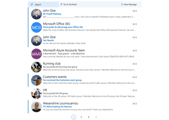 My last emails SPFx – screenshot 4