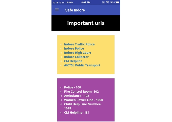 SAFE INDORE - SAFETY STARTS FROM YOU – screenshot 7