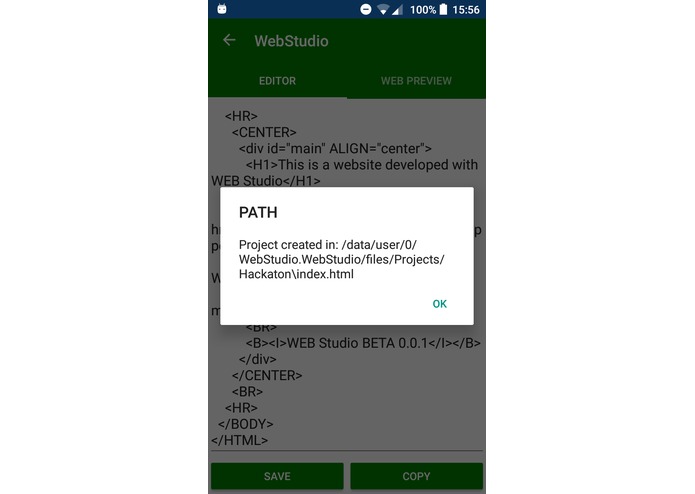WebStudio – screenshot 3