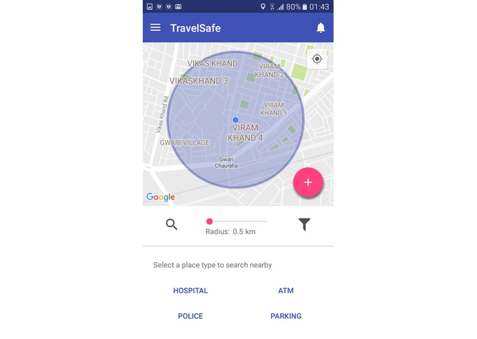 TravelSafe – screenshot 2
