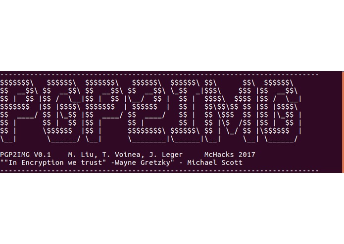 PGP2IMG – screenshot 1