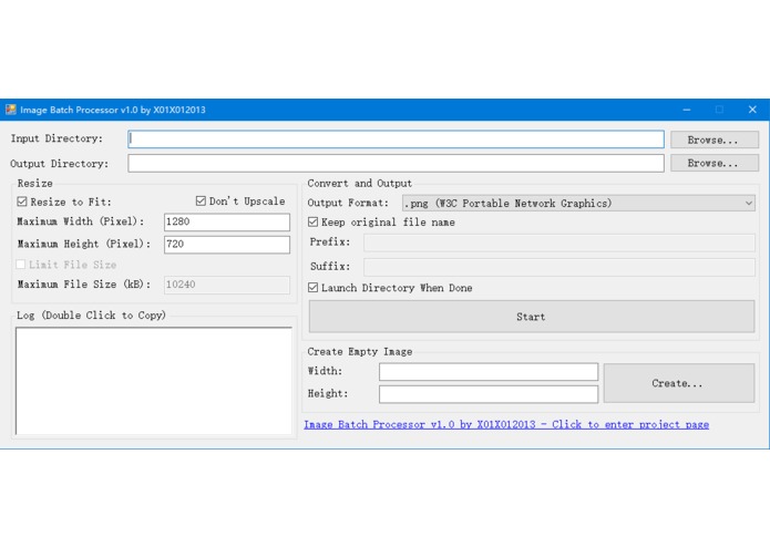 Batch Image Processor – screenshot 1