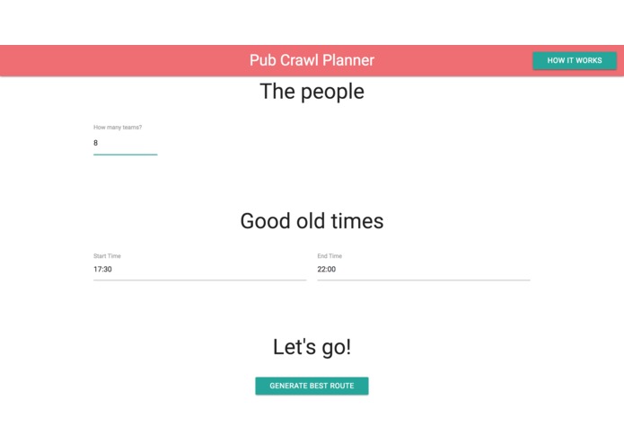 pub-crawl-planner – screenshot 2