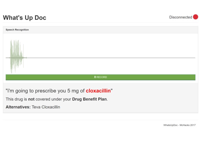 WhatsUpDoc – screenshot 1