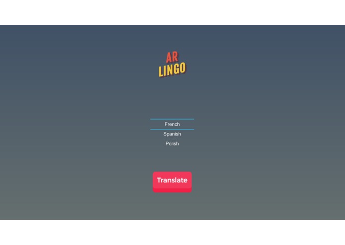 ARLingo – screenshot 1