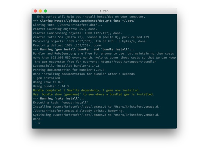 dot – screenshot 1