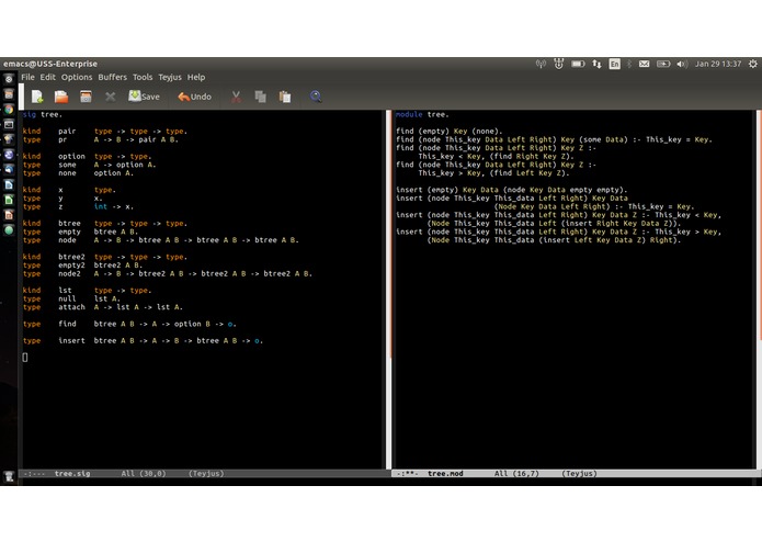 OCaml to LambdaProlog – screenshot 2