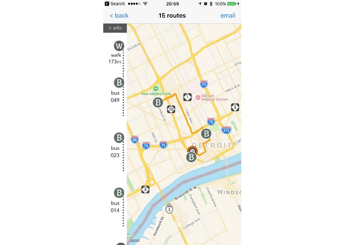 goDetroit mobile app – screenshot 3
