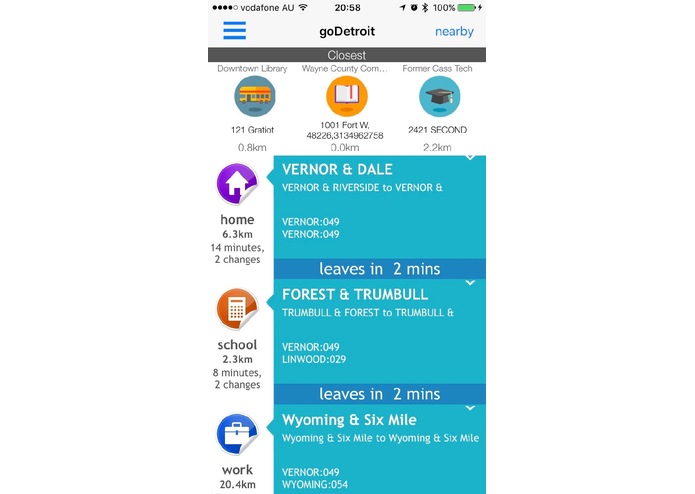 goDetroit mobile app – screenshot 4